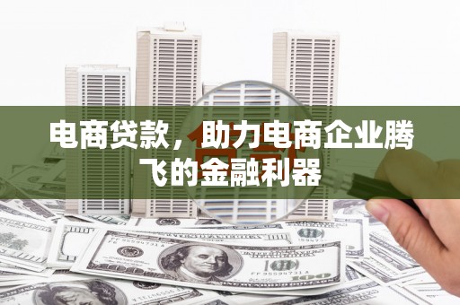 宝应电商贷款，助力电商企业腾飞的金融利器