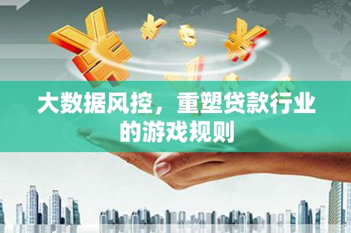 宝应大数据风控，重塑贷款行业的游戏规则