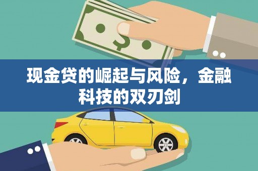 宝应现金贷的崛起与风险，金融科技的双刃剑
