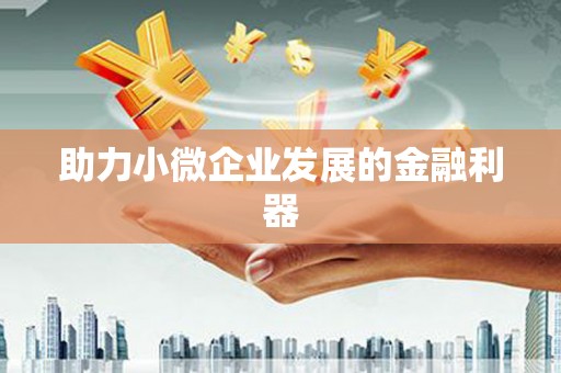 宝应助力小微企业发展的金融利器