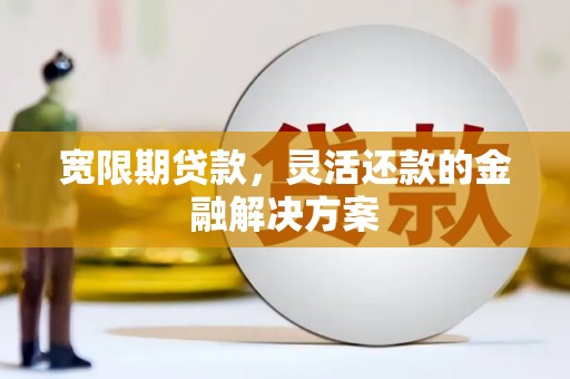 宝应宽限期贷款，灵活还款的金融解决方案