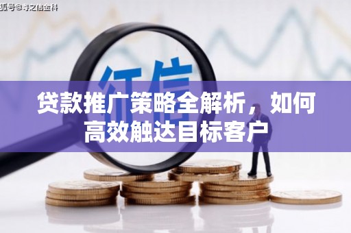 宝应贷款推广策略全解析，如何高效触达目标客户