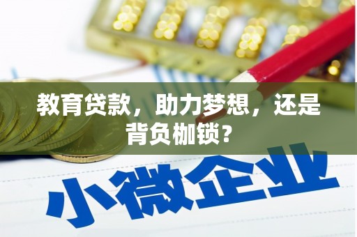 宝应教育贷款，助力梦想，还是背负枷锁？