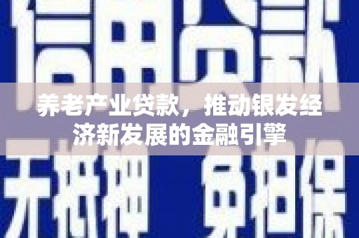 宝应养老产业贷款，推动银发经济新发展的金融引擎