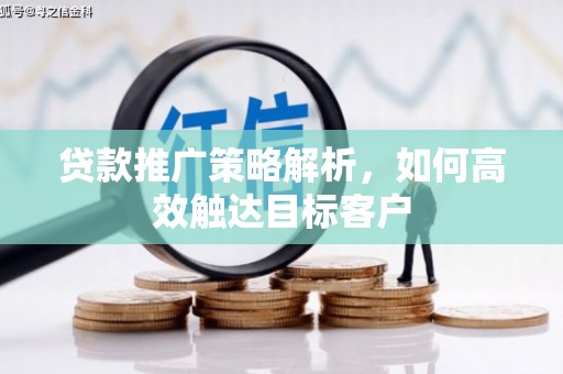 宝应贷款推广策略解析，如何高效触达目标客户