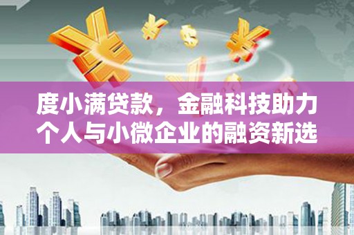 宝应度小满贷款，金融科技助力个人与小微企业的融资新选择
