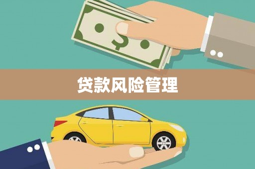 宝应贷款风险管理