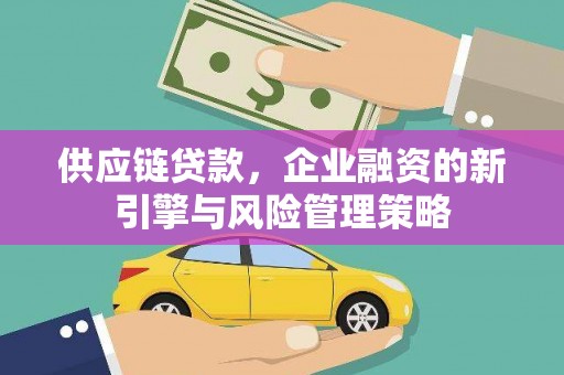 宝应供应链贷款，企业融资的新引擎与风险管理策略