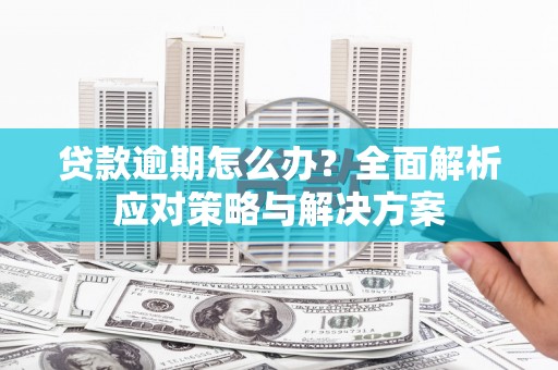 宝应贷款逾期怎么办？全面解析应对策略与解决方案