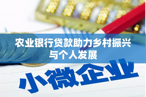 宝应农业银行贷款助力乡村振兴与个人发展