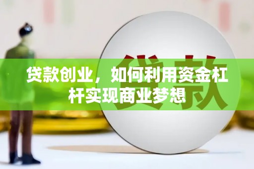 宝应贷款创业，如何利用资金杠杆实现商业梦想