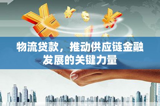 宝应物流贷款，推动供应链金融发展的关键力量