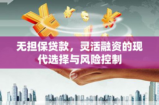 宝应无担保贷款，灵活融资的现代选择与风险控制