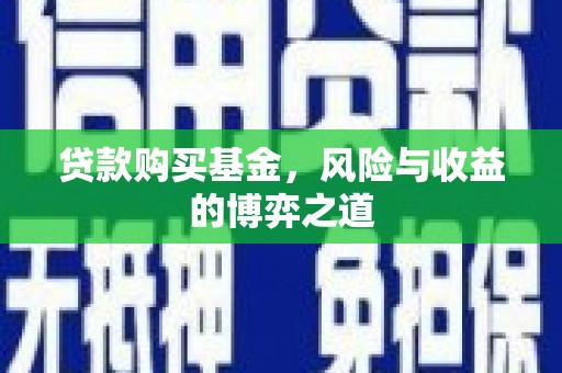 宝应贷款购买基金，风险与收益的博弈之道