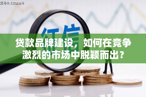 宝应贷款品牌建设，如何在竞争激烈的市场中脱颖而出？