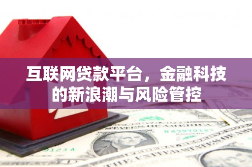 宝应互联网贷款平台，金融科技的新浪潮与风险管控