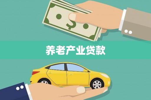 宝应养老产业贷款