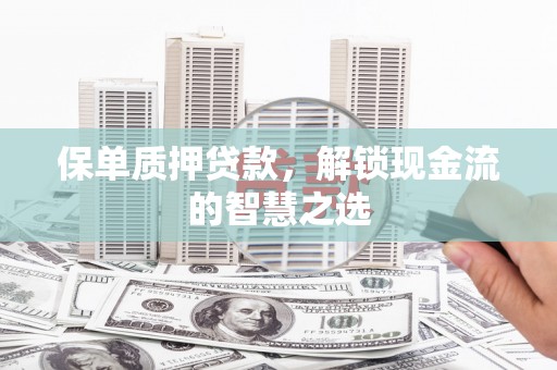 宝应保单质押贷款，解锁现金流的智慧之选
