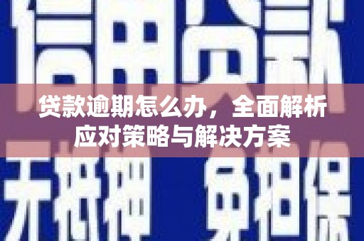 宝应贷款逾期怎么办，全面解析应对策略与解决方案